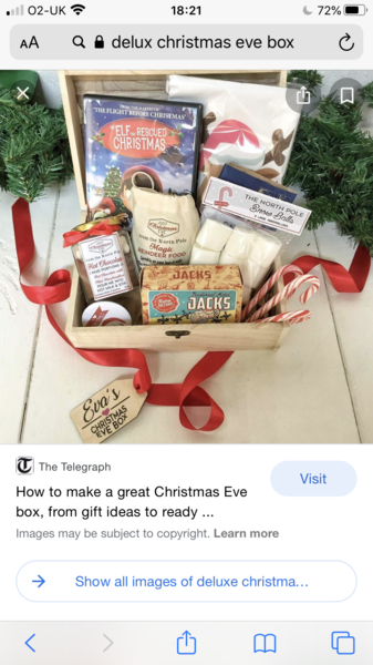 Christmas Eve boxes - one family one or individual ones?