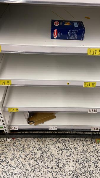 Lots of things out of stock in the supermarket again?