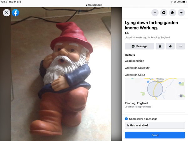 to ask for some facebook market place hilarity?