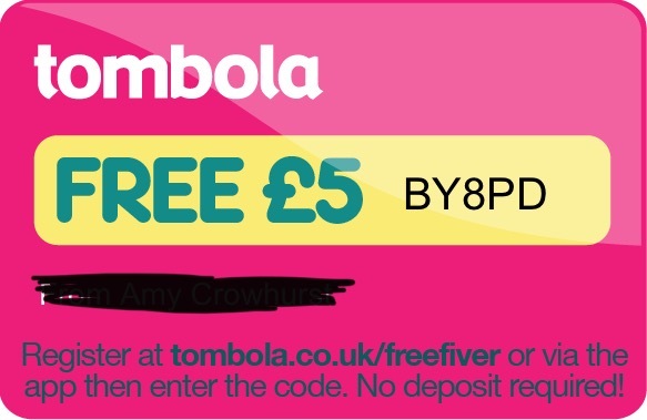 Tombola free £5 code