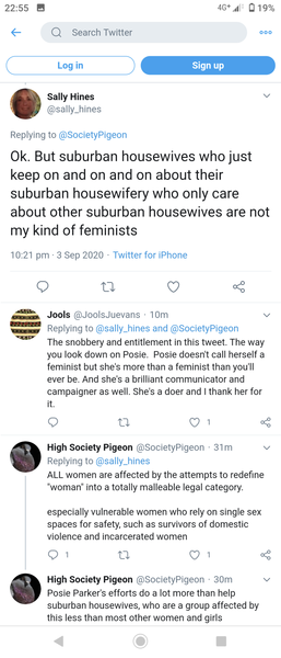 Posie Parker at Speaker's Corner earlier today