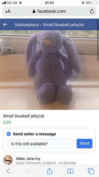 To ask if any of you have this Jellycat?