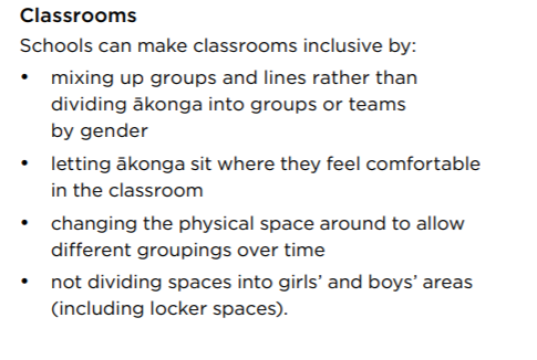 NZ Ministry of Education tells schools they must let children self identify