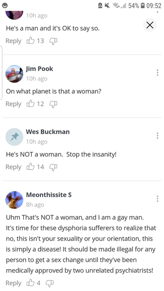 Another violent 'woman'