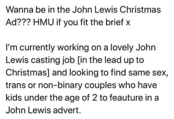 Guess this years John Lewis advert
