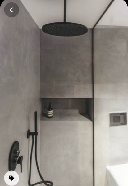 Microcrete/microcement/concrete-effect tiles