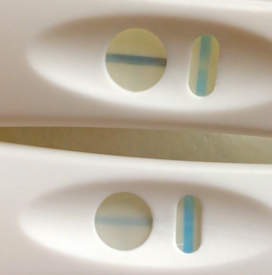 Faint positive?
