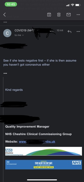To think this isn’t correct, re. testing