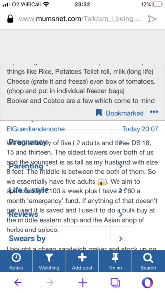 Viewing the desktop and mobile versions of Mumsnet