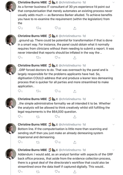 C. Burns thread on the original GRA and how transactivists intended it to function