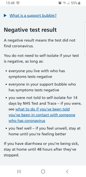 To be annoyed there are no tests available?