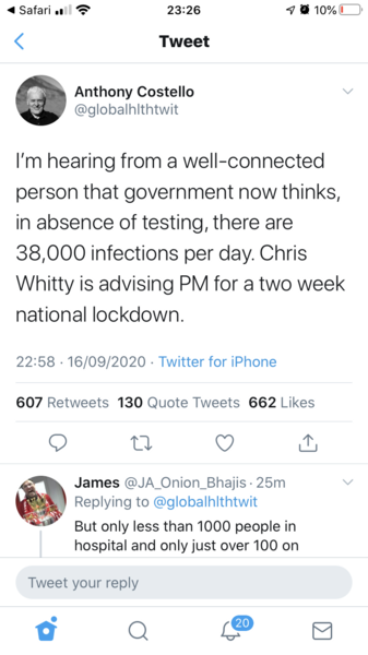 Should we have a full lockdown briefly now to slow down rises