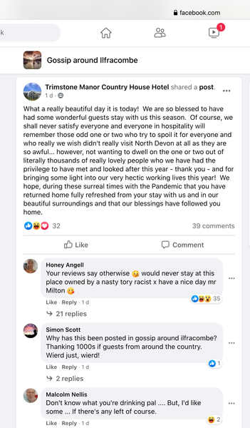 Hotel issued 6 page threatening letter following poor review