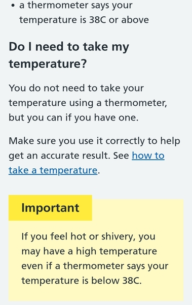 Would you he worried about this temperature?