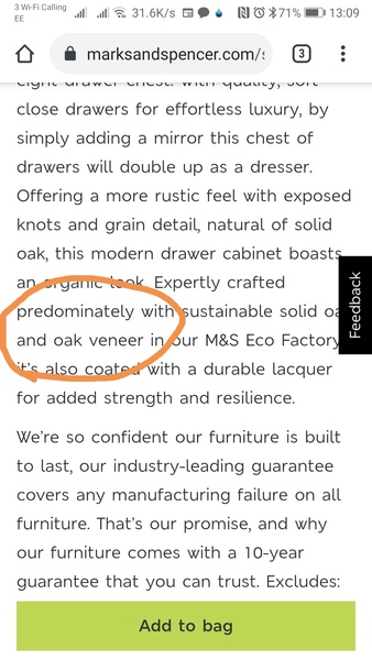 Is rustic oak dated?