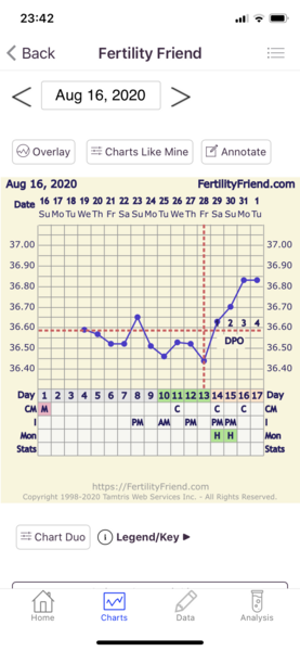 Tracking your cycle and possible BFP using RHR - part 3