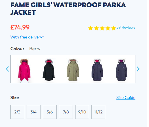 Age 4-5 coats don't exist