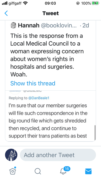 Listing a health provider as being female/make when they are TW/TM