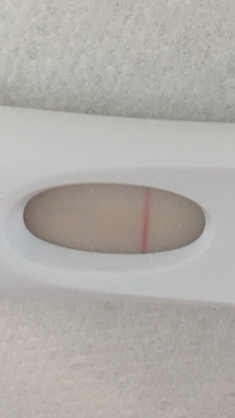 this positive pregnancy test