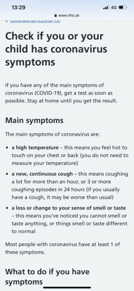 What exactly is a new continuous cough?