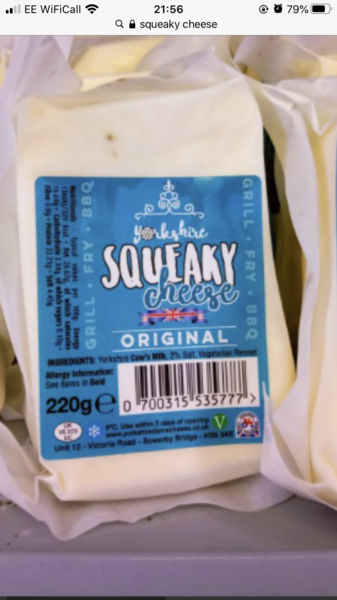 So I just tried halloumi for the first time...