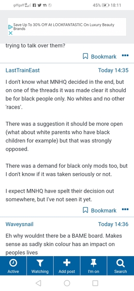 To tell all the black mumsnetters we now have our own forum