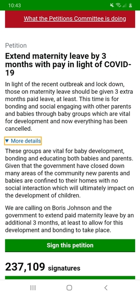 ...to think this extended maternity leave bollocks just needs to stop.