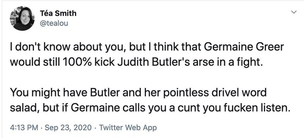 Judith Butler has spoken