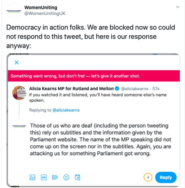 UPDATE video clip of GRA discussion in the House of Commons just now - Liz Truss answers MP questions