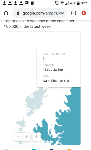 How many cases per 100,000 in your area?