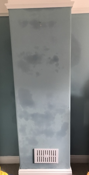 Upstairs chimney breast damp/staining?