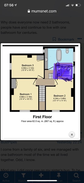 Would you buy a house you loved it BUT only had one bathroom?