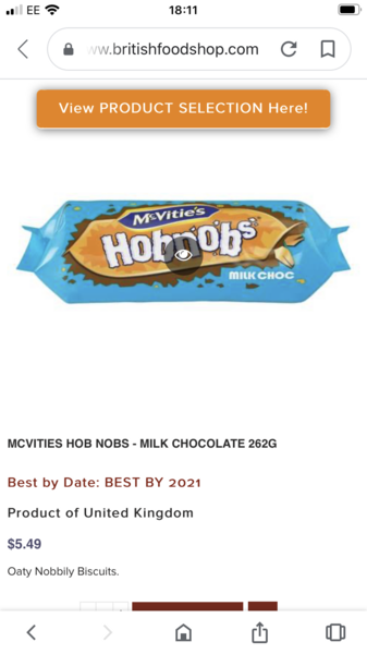 Can people post biscuits to me in the USA?