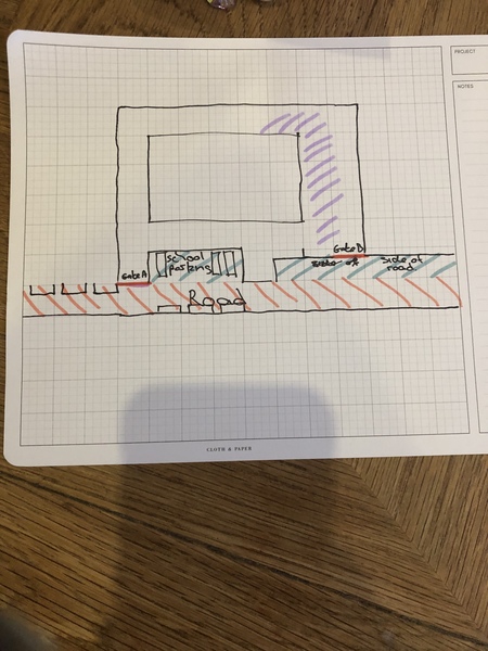 Its a parking one (with diagram!)