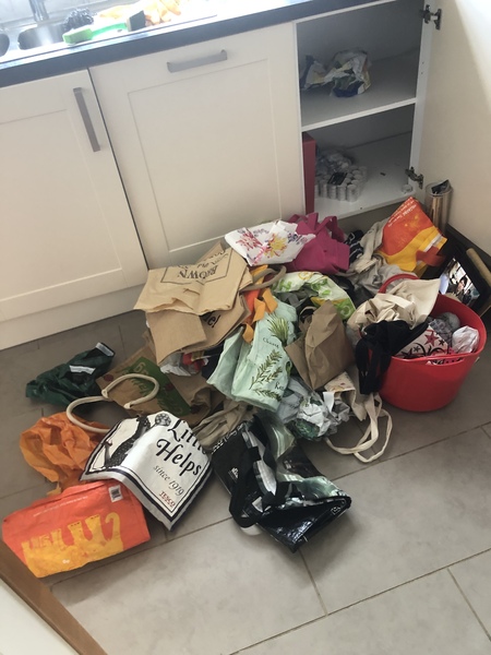 Today, I cleaned the fridge