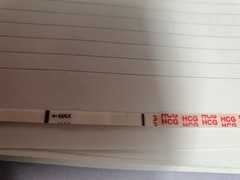 Almost invisible line at 7dpo??