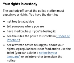 Accepting a police caution question
