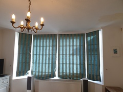 What window treatment for this 1930s bay window?