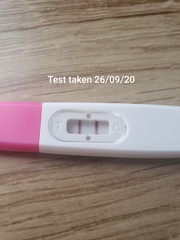 Bleeding/spotting - possible MC? Clearer test after 2 days? *test pictures included*