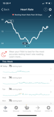 Tracking your cycle and possible BFP using RHR - part 3