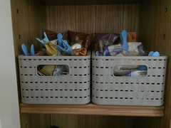 Kitchen cupboard storage?
