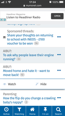 Hide thread function not keeping threads hidden