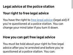 Accepting a police caution question