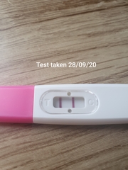 Bleeding/spotting - possible MC? Clearer test after 2 days? *test pictures included*