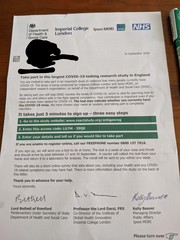 To be worried he's fallen for a scam?