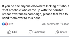 Cervical screening campaign