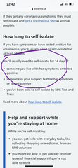 Help! Student nurse and symptomatic partner