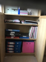 Shelving unit/cupboard deep enough for A4 files?