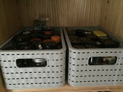 Kitchen cupboard storage?