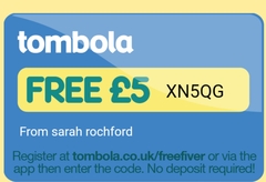 Tombola free £5 code